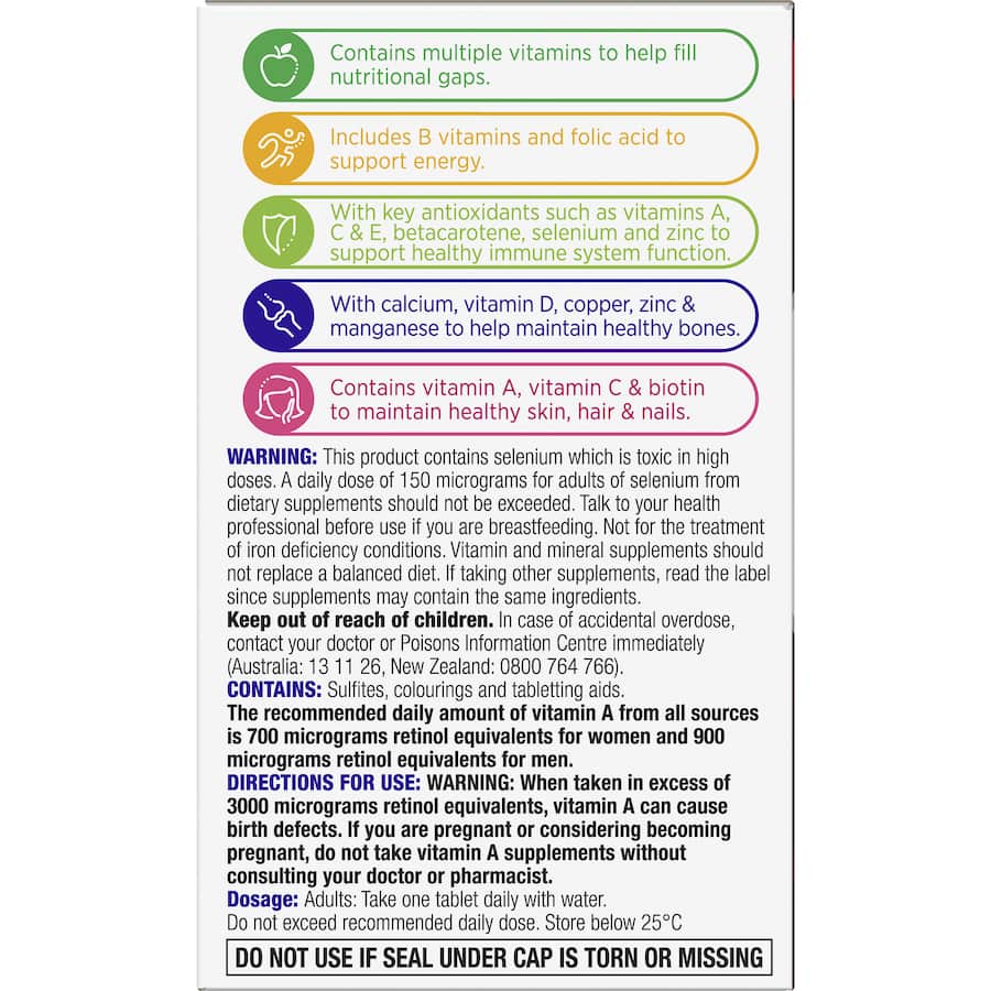 Centrum Women Daily Multivitamin Supplements Tablets 60pack