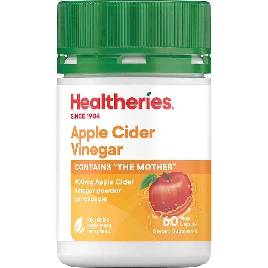 Healtheries Dietary Supplement Apple Cider Vinegar 60pack