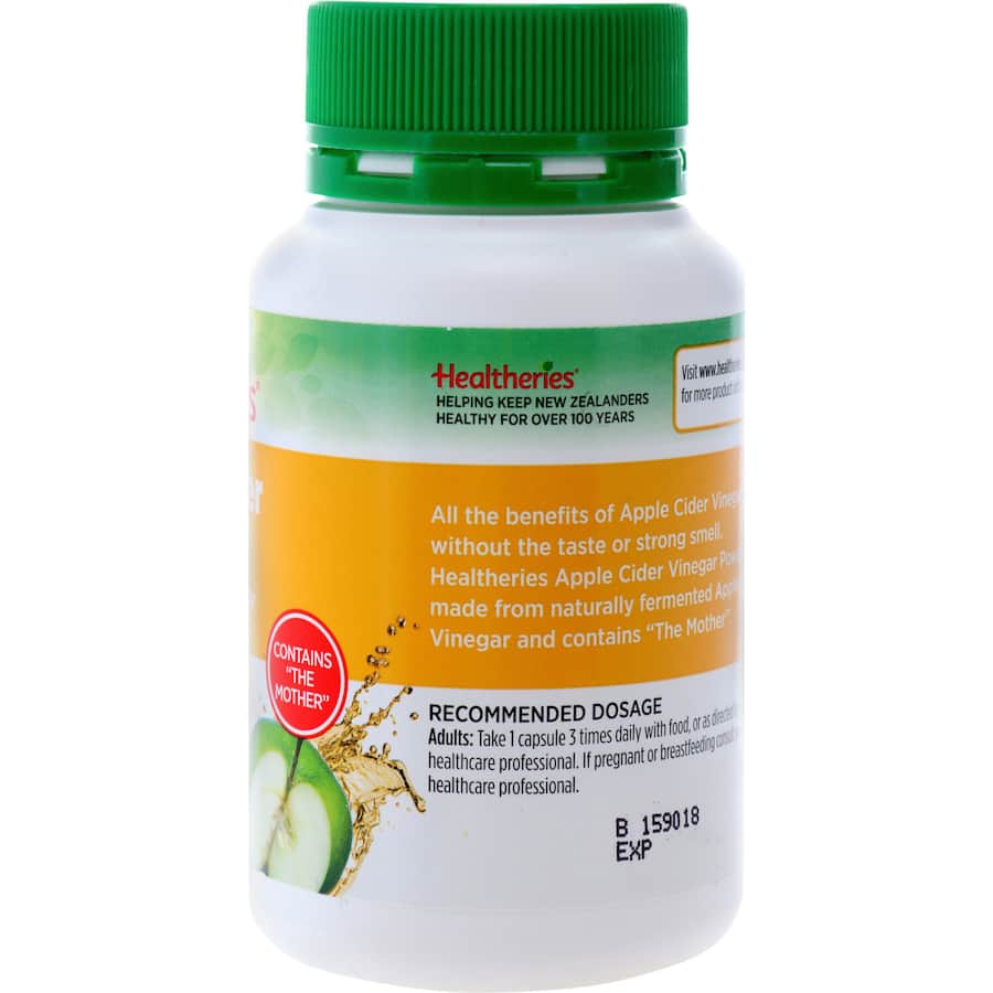 Healtheries Dietary Supplement Apple Cider Vinegar 60pack