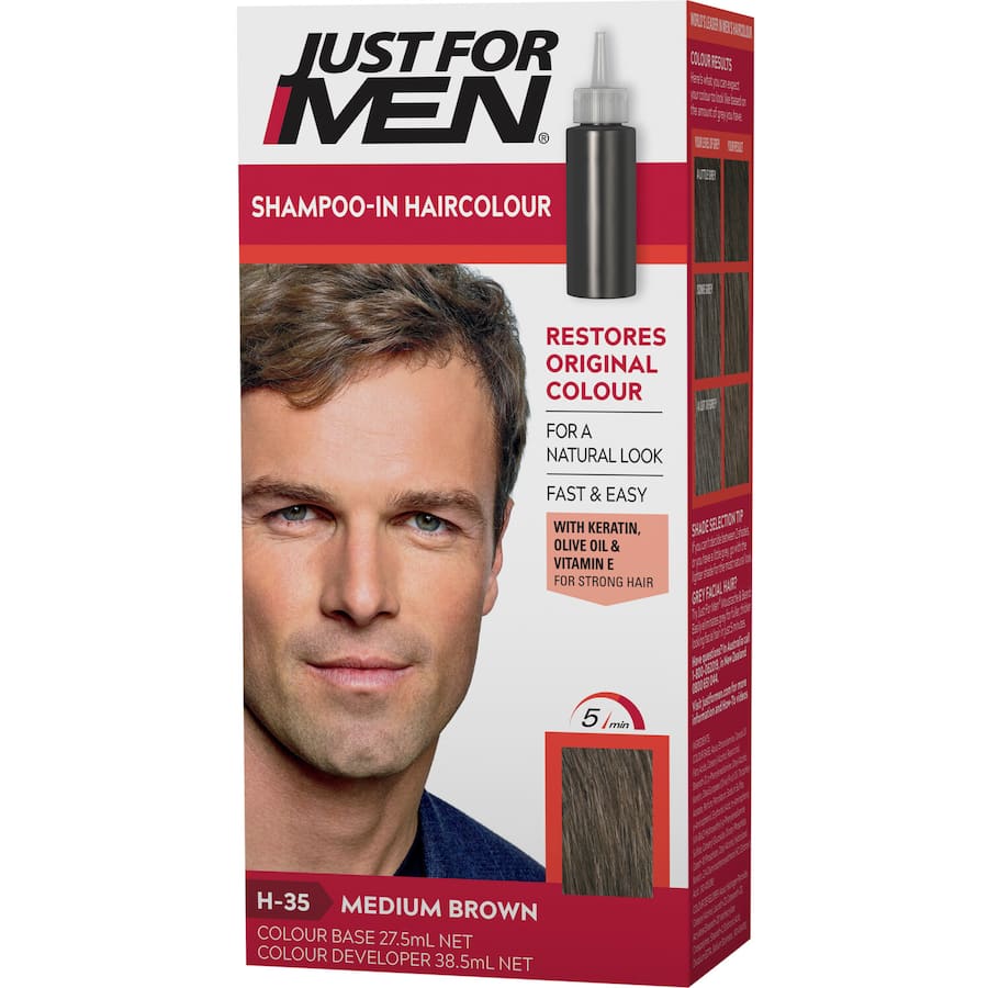 Just For Men Hair Colour Medium Brown 100g