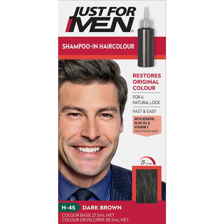 Just For Men Hair Colour Dark Brown 100g