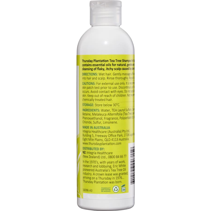 Thursday Plantation Tea Tree Shampoo For Dandruff 250mL