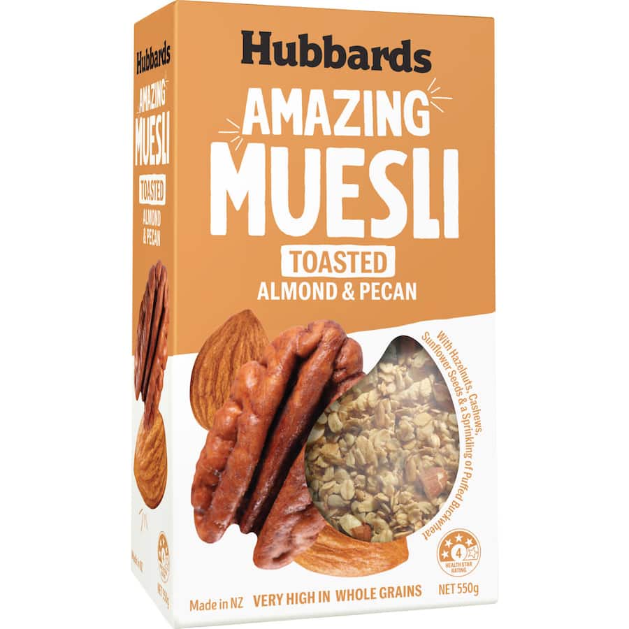Hubbards Amazing Muesli Toasted Almond & Pecan 550g