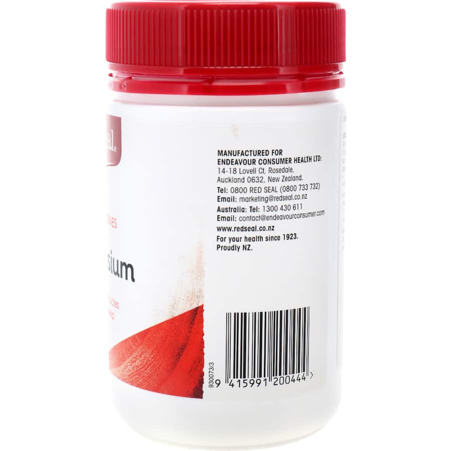 Red Seal Magnesium For Muscle Relaxation Capsules 200pack