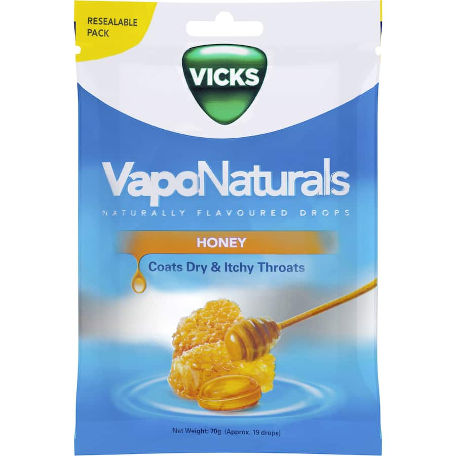 Vicks Vaponaturals Lozenges Honey 19pack