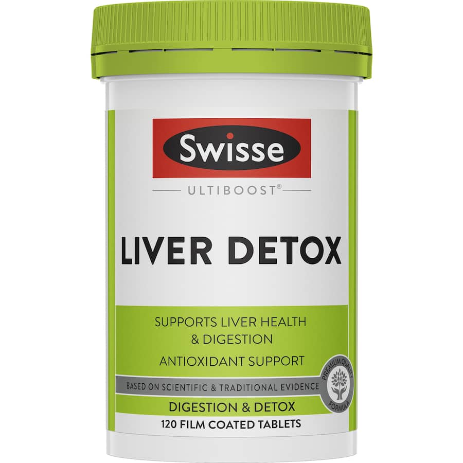 Swisse Ultiboost Liver Detox Digestion Tablets 60pack