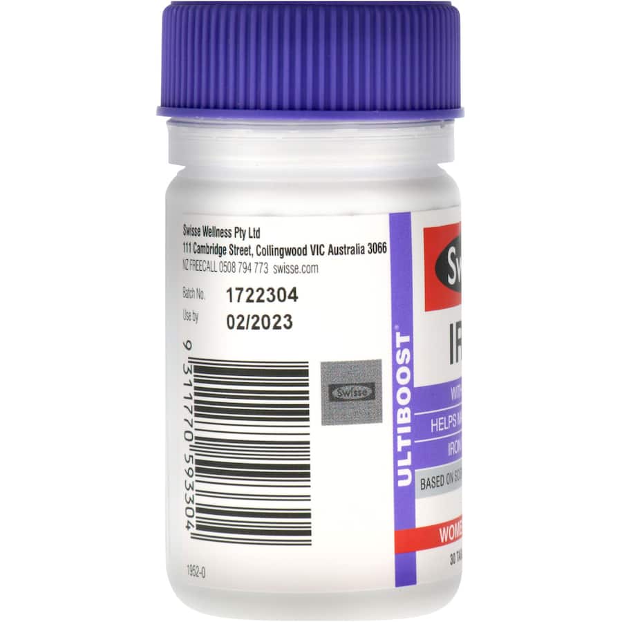 Swisse Ultiboost Iron Tablets 30pack