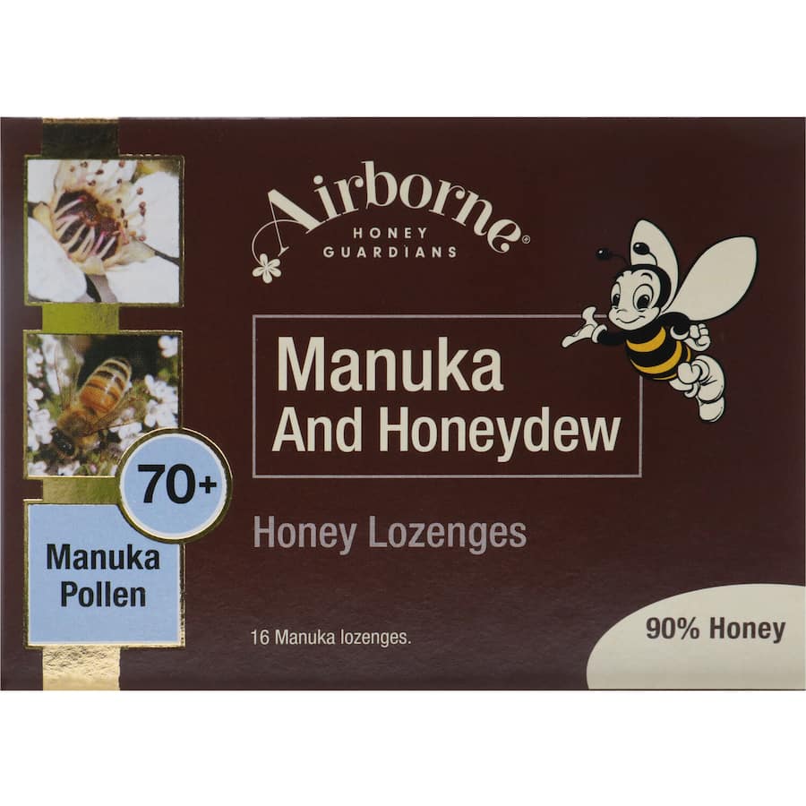 Airborne Lozenges Manuka & Honeydew 16pack