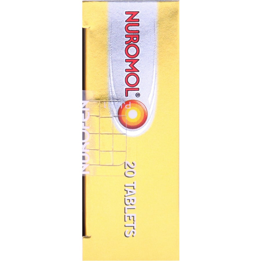 Nuromol Dual Action Ibuprofen & Paracetamol Strong Pain Relief Tablets 20pack
