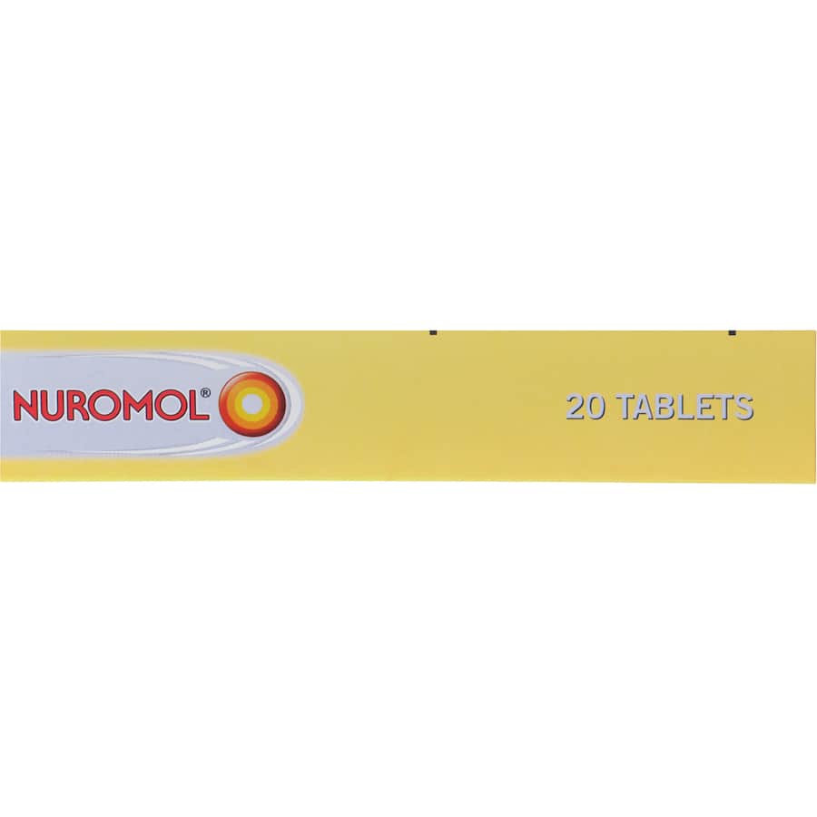 Nuromol Dual Action Ibuprofen & Paracetamol Strong Pain Relief Tablets 20pack