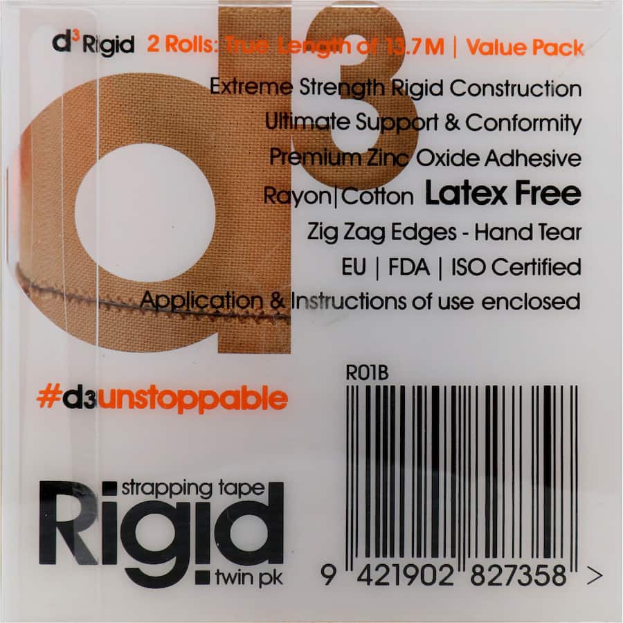 D3 Dressing Tape Rigid Strapping 2pack