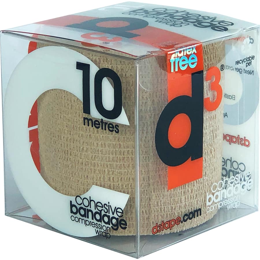 D3 Cohesive Bandage Box 10m 1pack