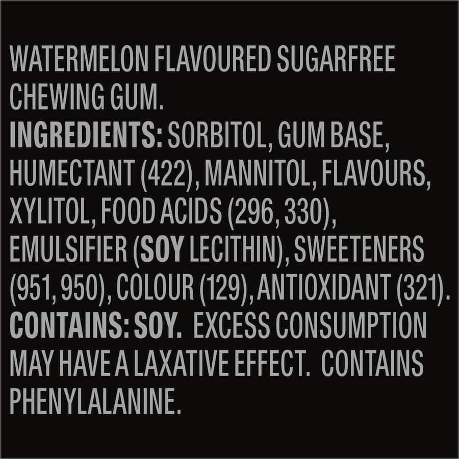 5 Gum Sugar Free Chewing Gum Watermelon 12pack