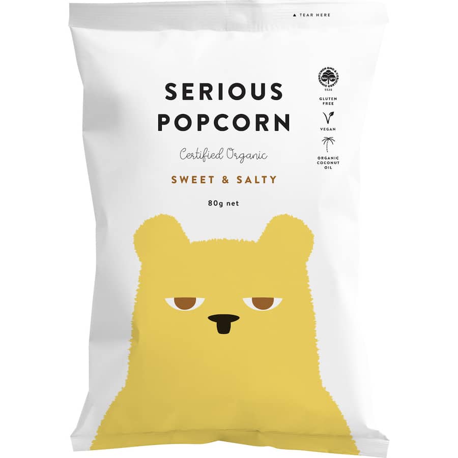 Serious Organic Popcorn Sweet & Salty 80g