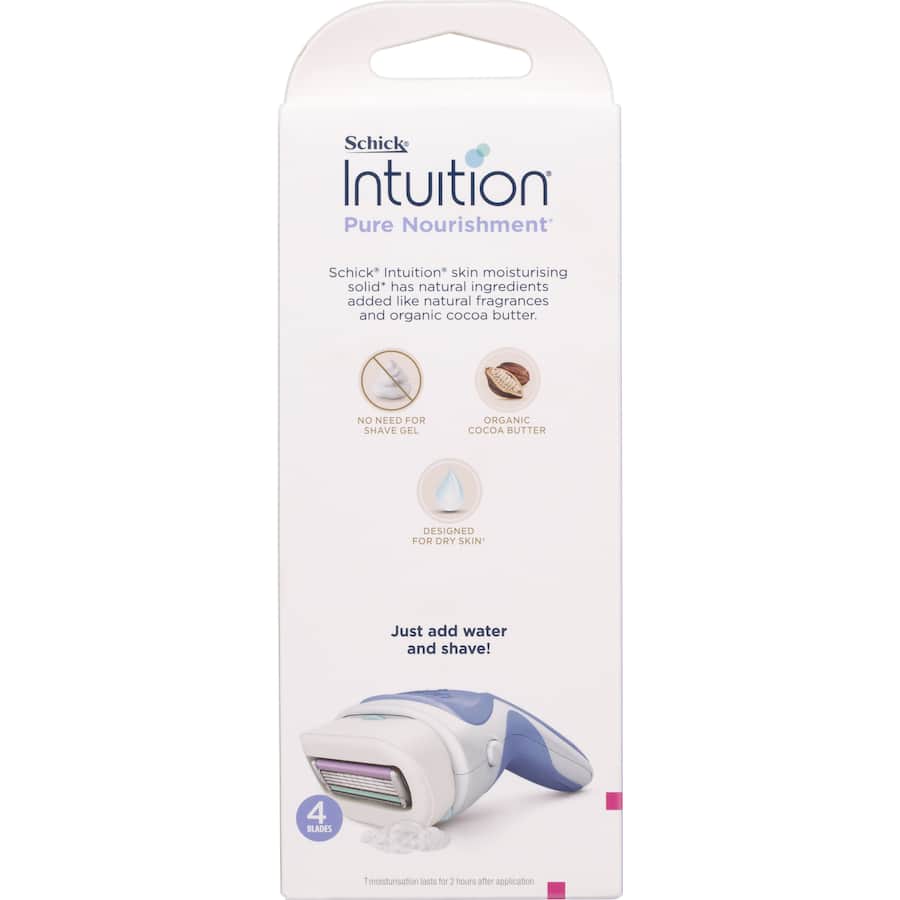 Schick Intuition Razor Kit Pure Nourishment 1pack
