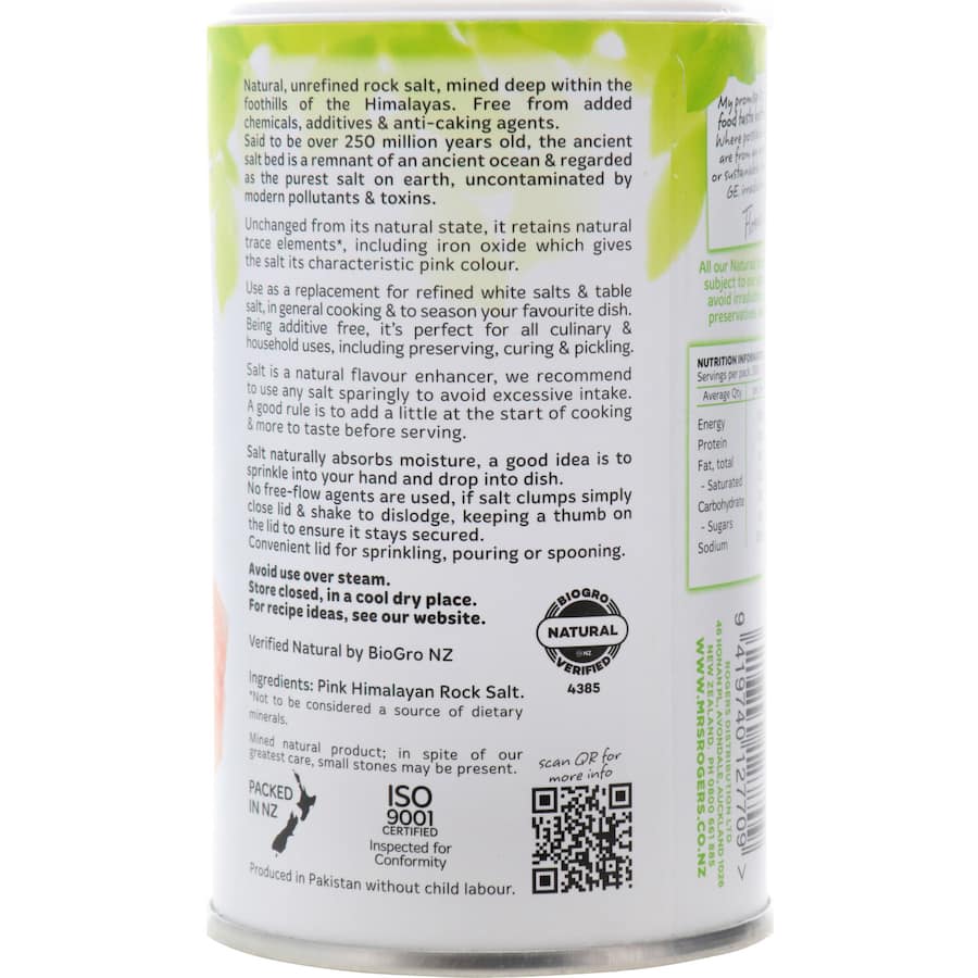 Mrs Rogers Himalayan Pink Salt Fine Drum 300g