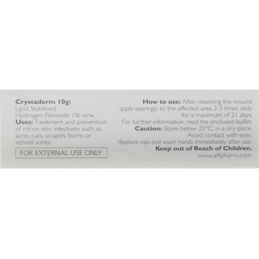 Crystaderm Antiseptic Cream 10g
