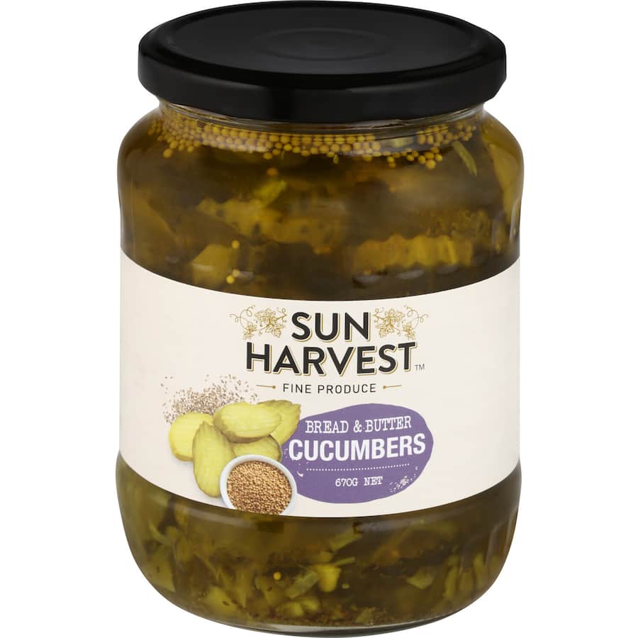 Sun Harvest Cucumbers Bread & Butter 670g
