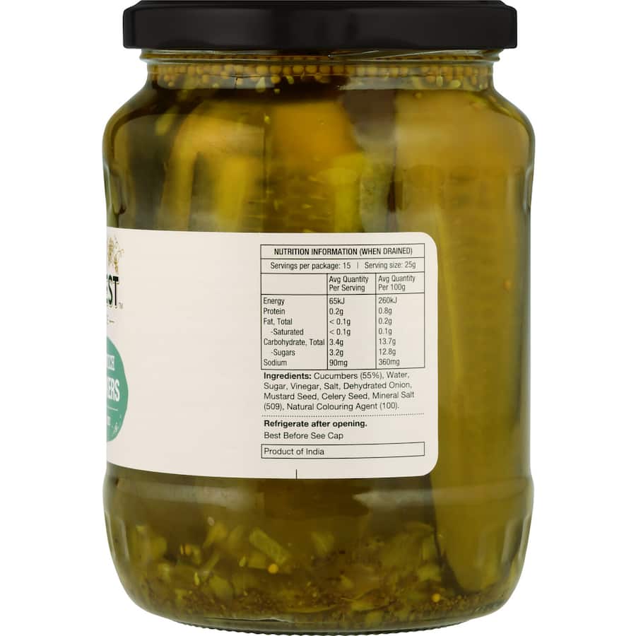 Sun Harvest Gherkins Sandwich Stackers 670g