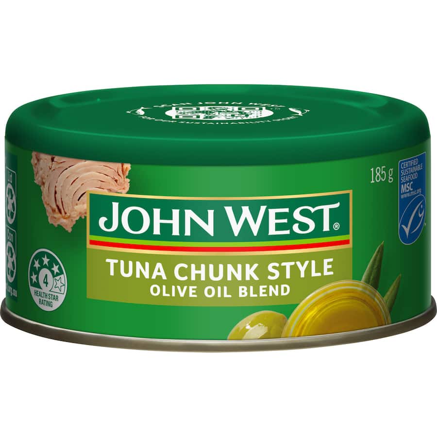 John West Tuna In Olive Oil Tear tab can 185g