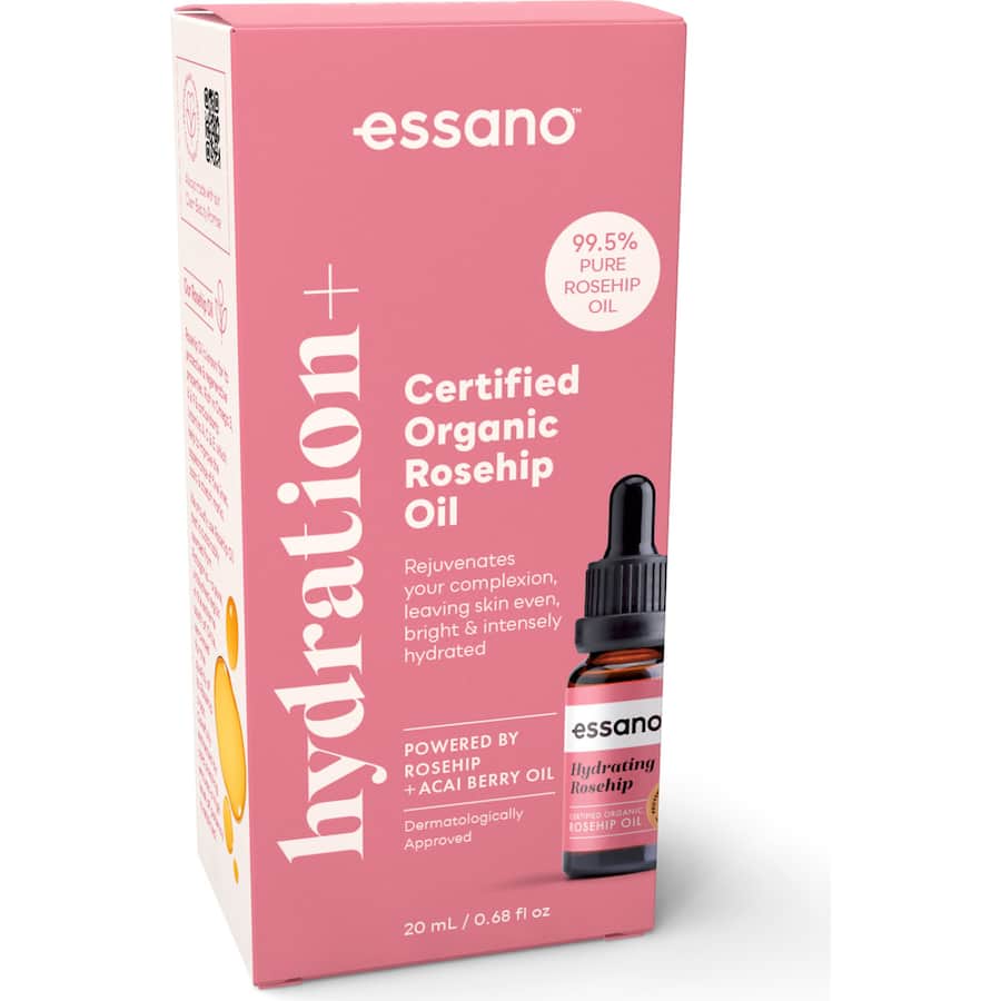 Essano Certified Organic Rosehip Oil  20mL