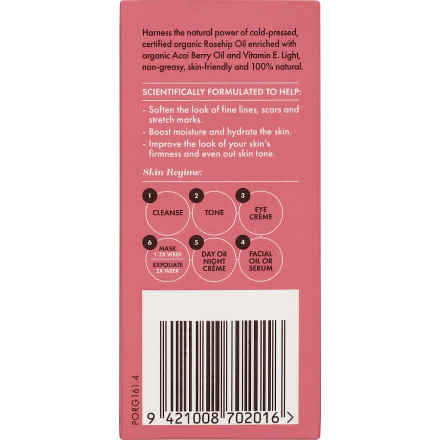 Essano Certified Organic Rosehip Oil  20mL