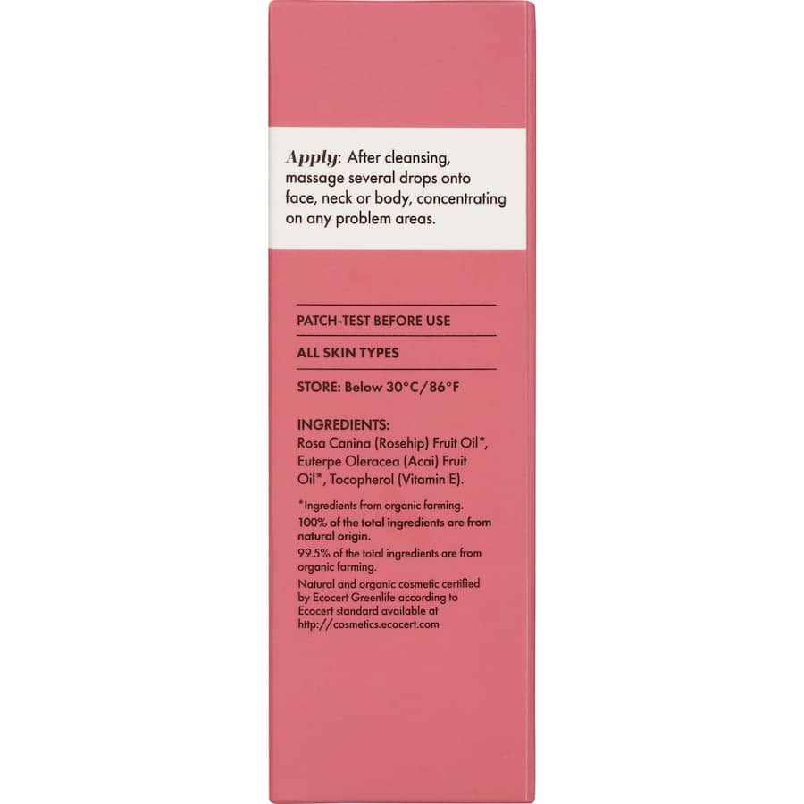Essano Certified Organic Rosehip Oil  20mL