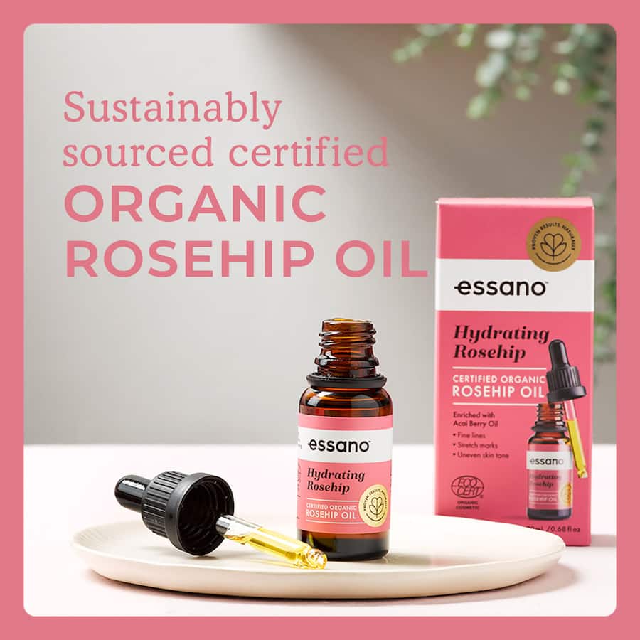 Essano Certified Organic Rosehip Oil  20mL