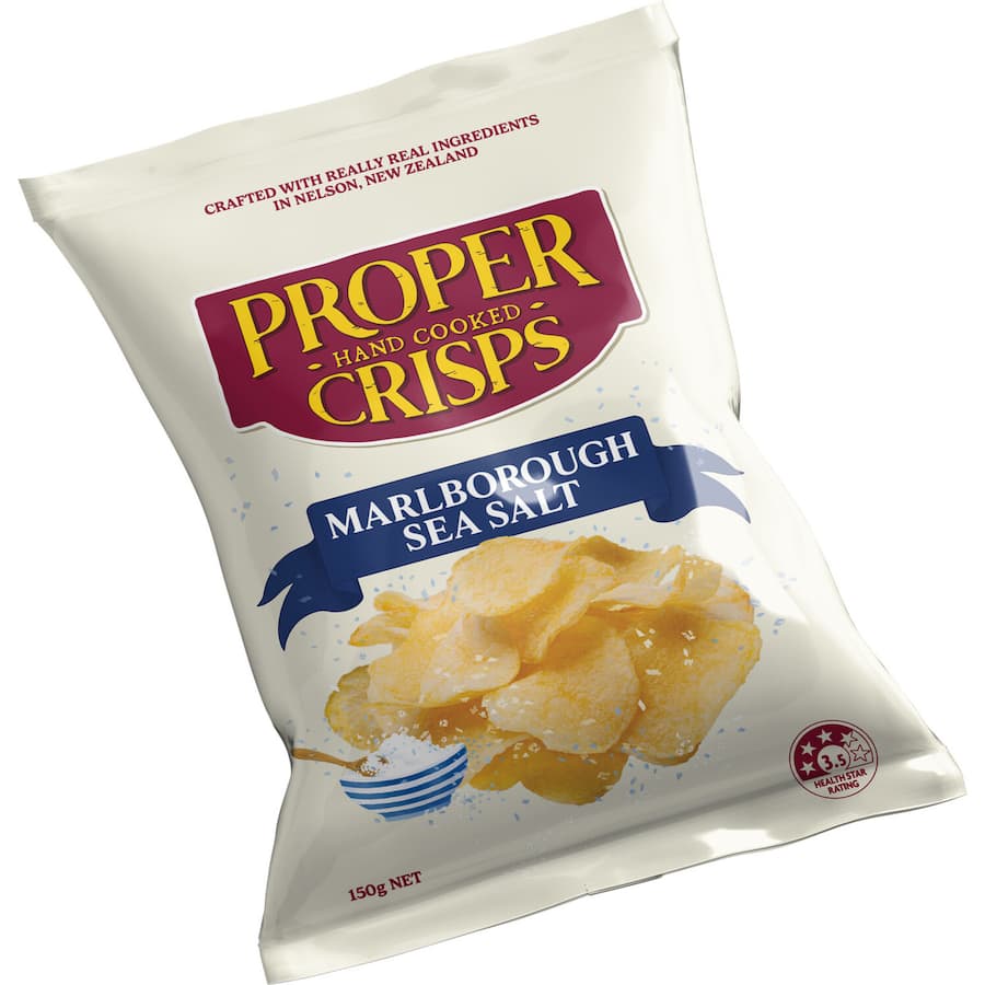 Proper Crisps Chips Marlborough Sea Salt 150g