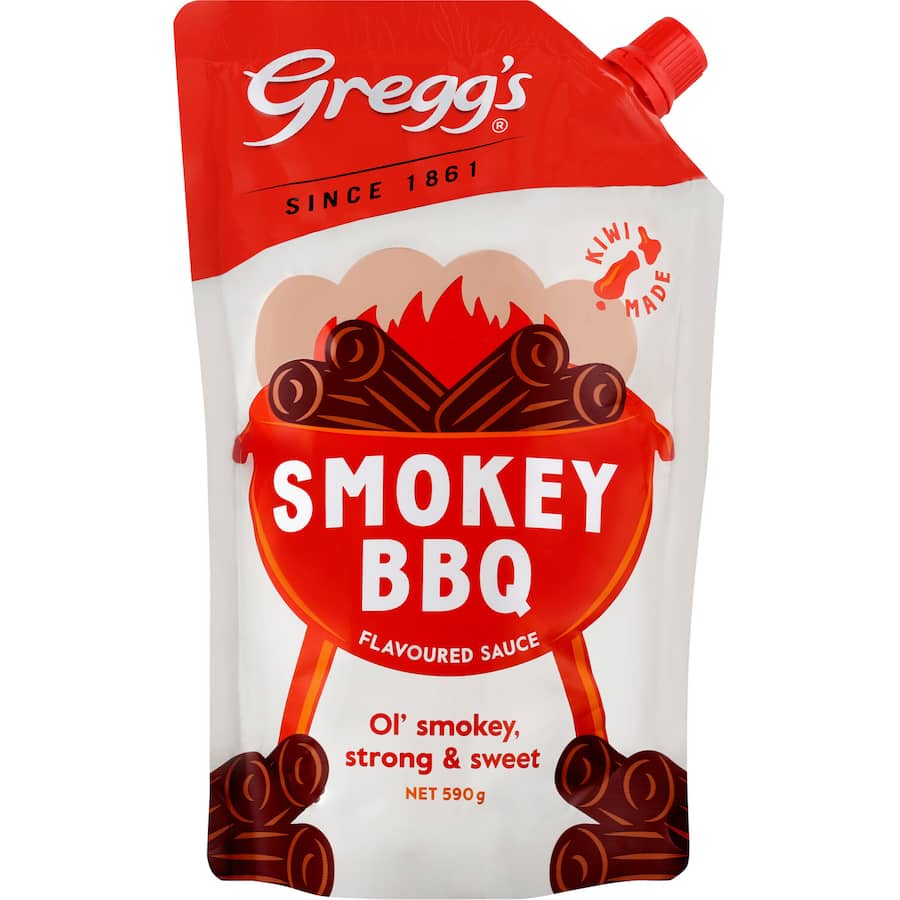 Greggs Bbq Sauce Smokey Bbq Pouch refill 590g