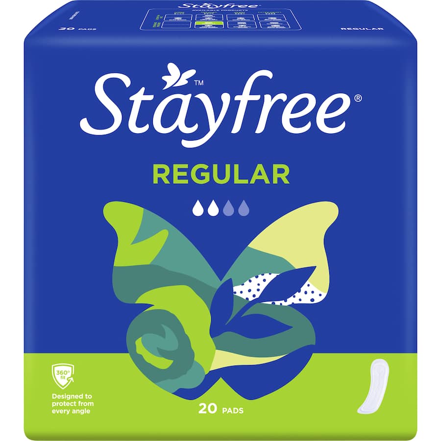 Stayfree Pads Regular No Wings 20pack