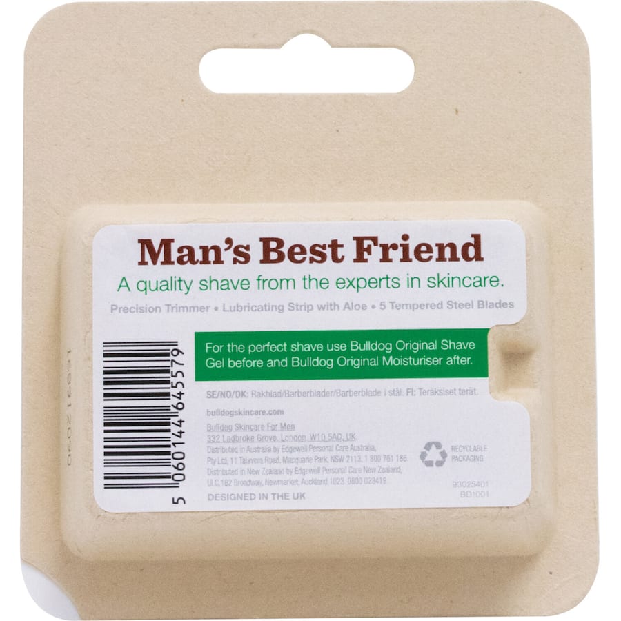 Bulldog Razor Blades Original Refill 4pack