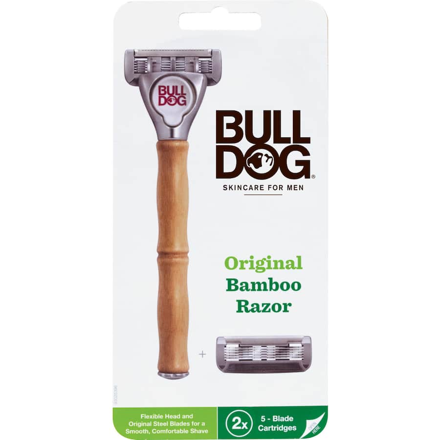 Bulldog Shaver Original Bamboo Handle