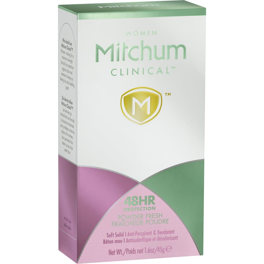 Mitchum Clinical Stick Powder Fresh 45g