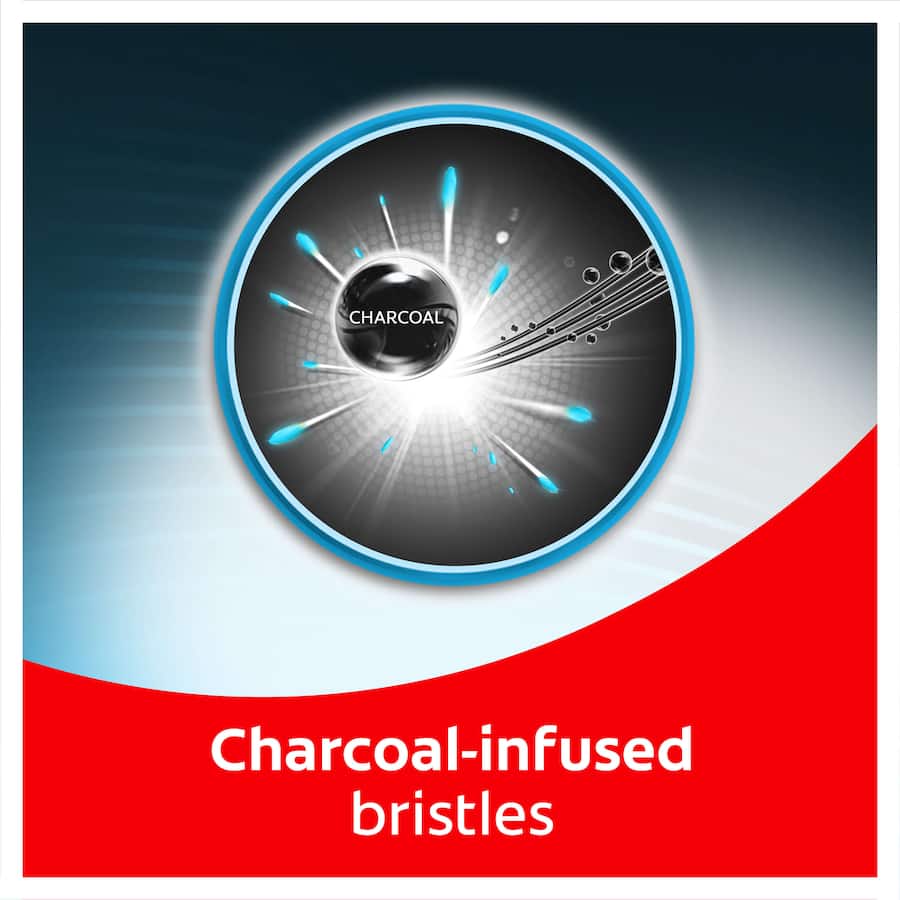 Colgate Slim Soft Toothbrush Charcoal Slim Tip Soft Bristle 1pack