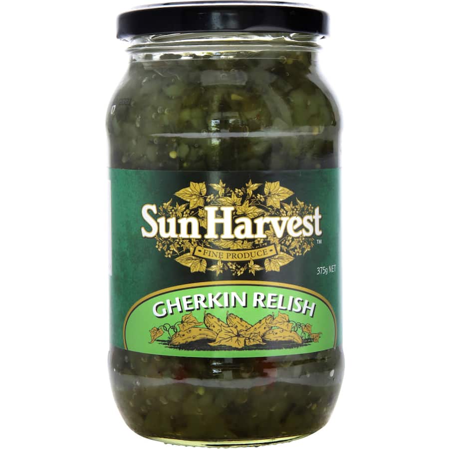 Sun Harvest Relish Gherkins 375g