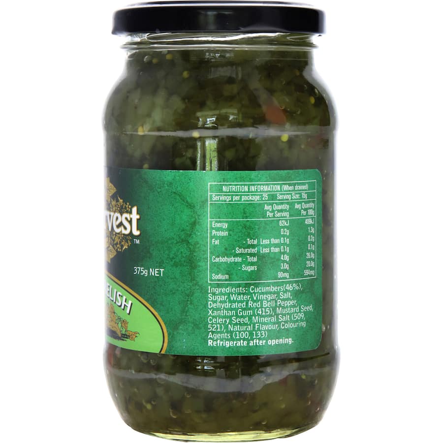 Sun Harvest Relish Gherkins 375g