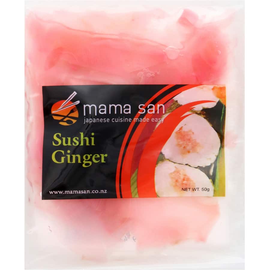 Mama San Sushi Ginger Packet 50g