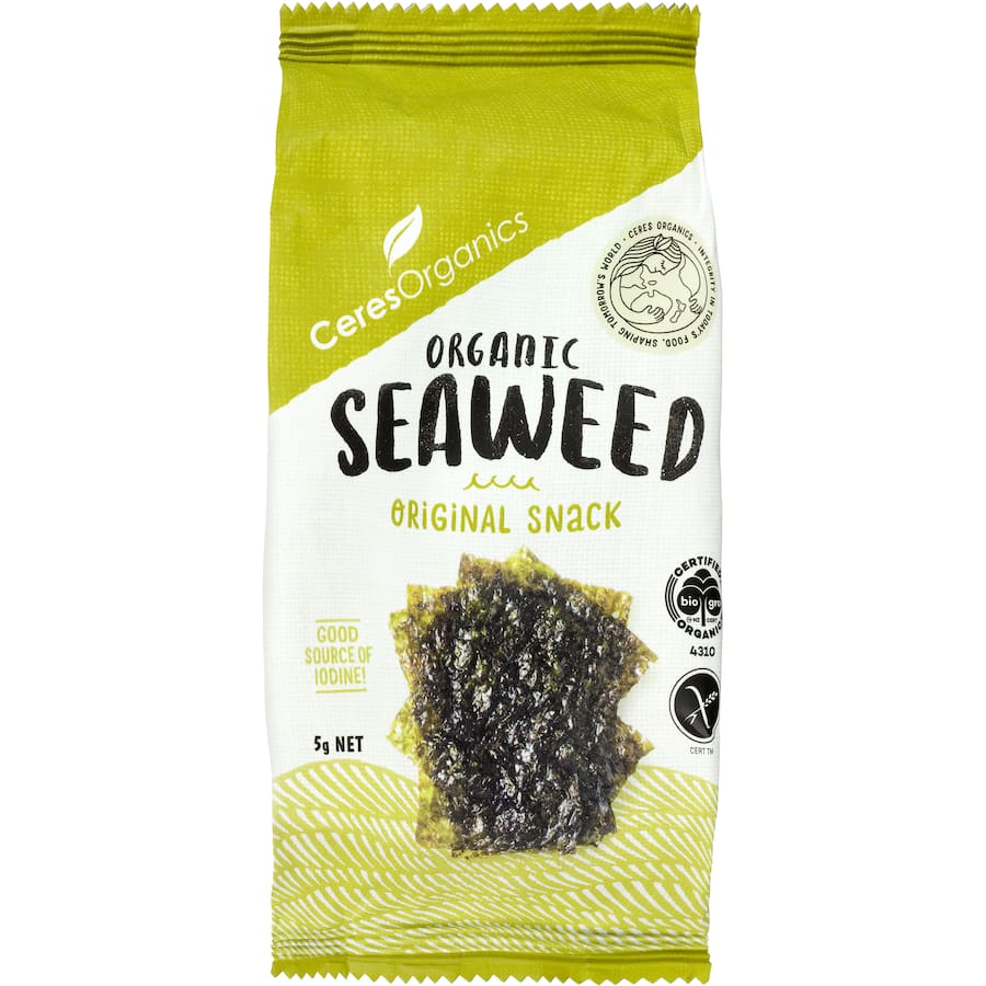 Ceres Organics Seaweed Snack Nori 5g