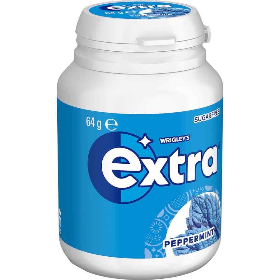 Wrigleys Extra Chewing Gum Peppermint 46 Pieces 64g