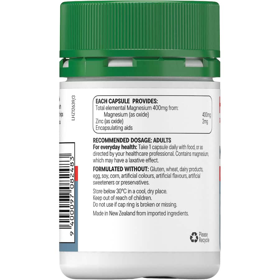 Healtheries Magnesium 1 A Day 400mg High Strength 60pack