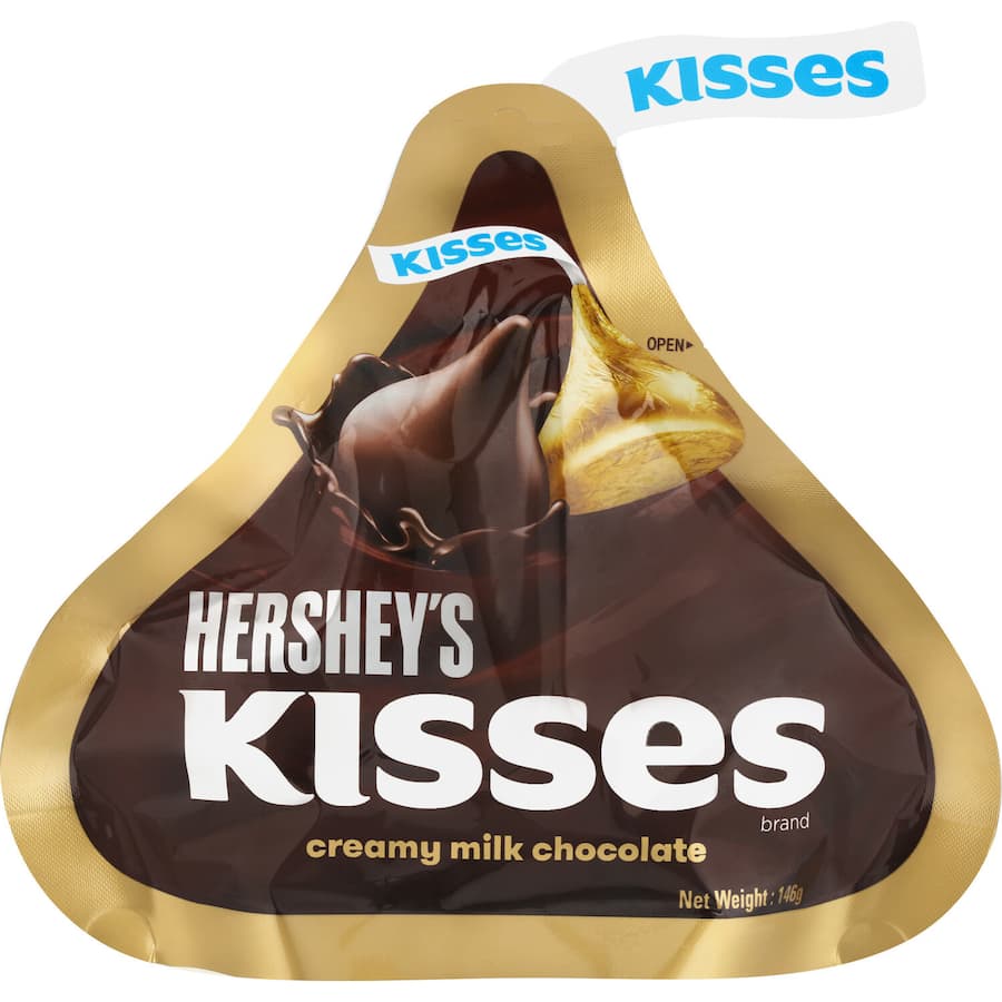 Hersheys Kisses Chocolates Creamy Milk Pouch bag 146g