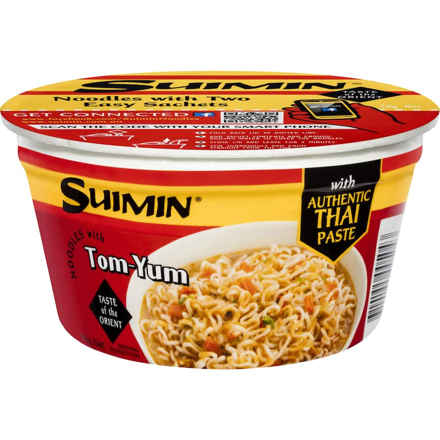 Suimin Instant Noodles Tom Yum Bowl 110g