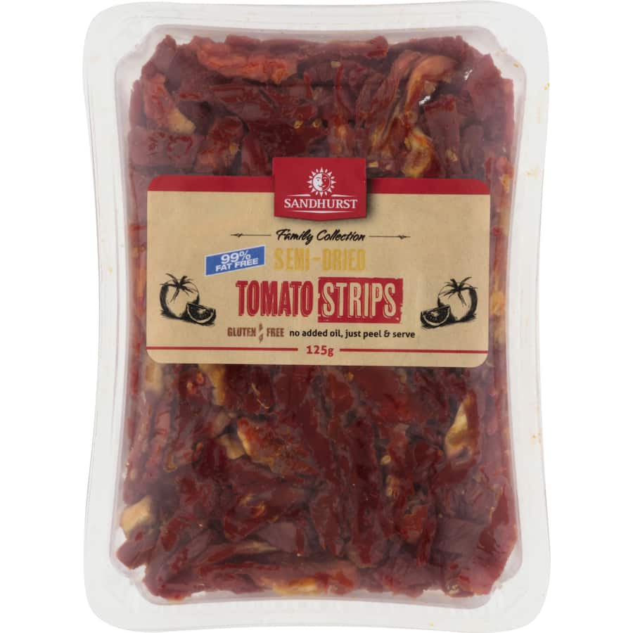 Sandhurst Sundried Tomatoes Strips 125g