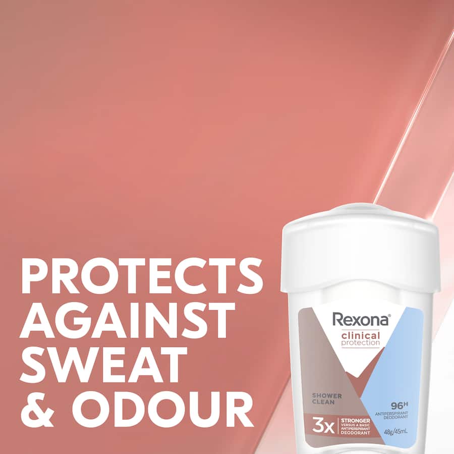 Rexona Women Clinical Protection Antiperspirant Shower Clean 45mL