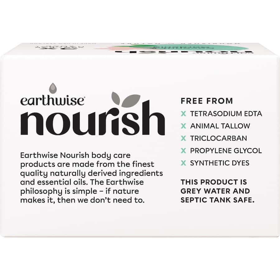 Earthwise Nourish Soap Coconut & Gardenia 90g bars 3pack