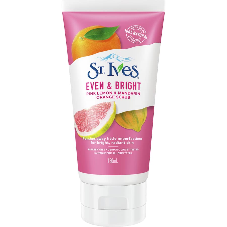 St Ives Facial Scrub Citrus Lemon & Orange Tube 150mL