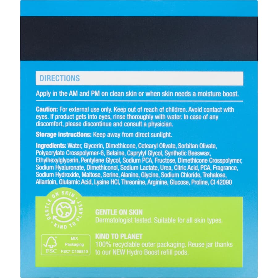 Neutrogena Hydro Boost Day Cream Water Gel 50g