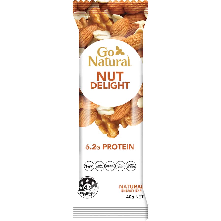 Go Natural Snack Bar Nut Delight 40g