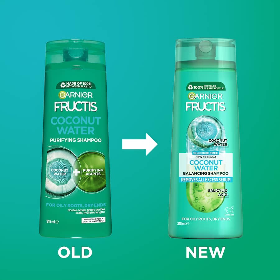 Garnier Fructis Shampoo Coconut Water 315mL